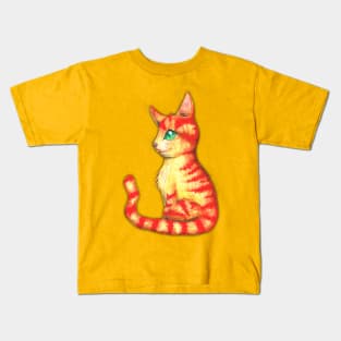 Fiery cat Kids T-Shirt